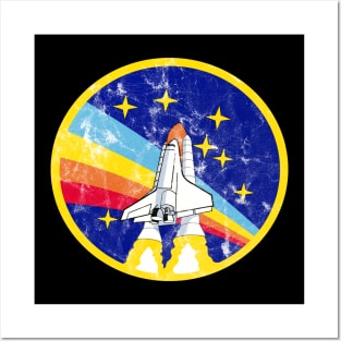 Space Shuttle Rainbow Posters and Art